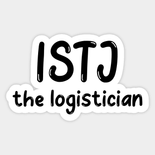 ISTJ Personality Type (MBTI) Sticker